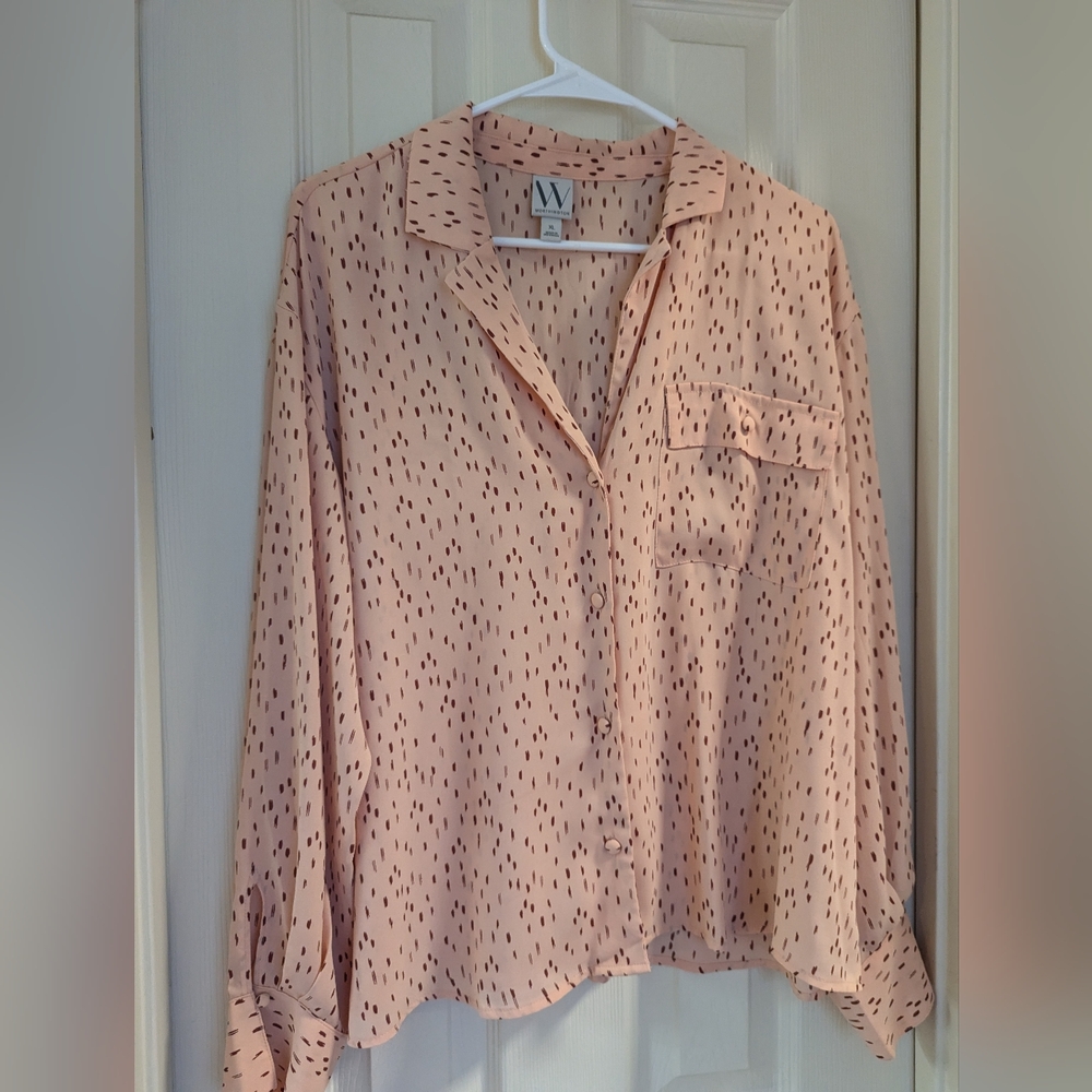Worthington Long Sleeve Blouse